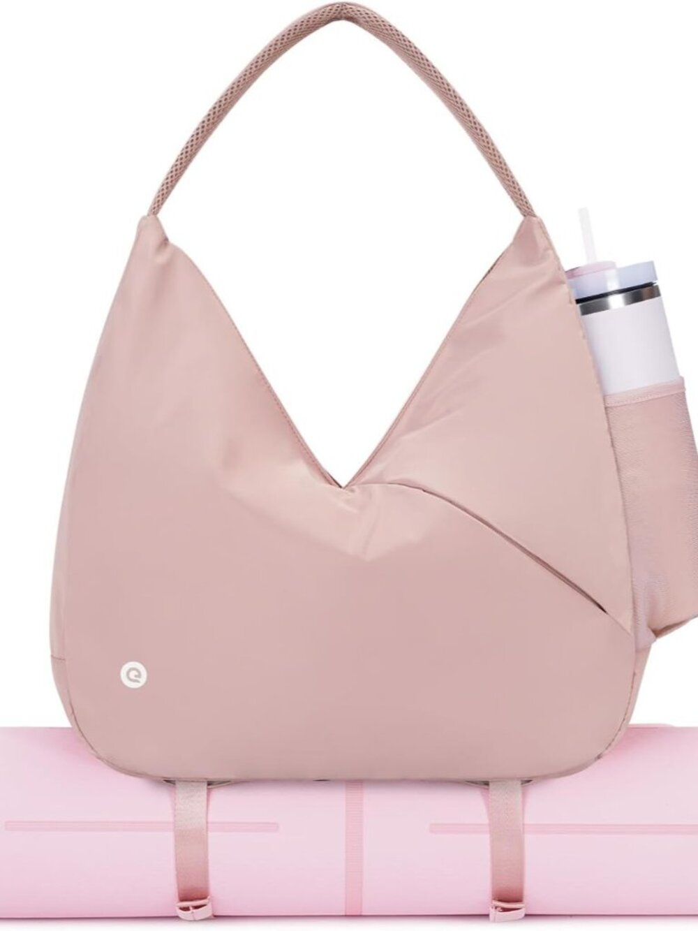 Large Gym Bag for Women with Hidden Yoga Mat Holder & Shoe Compartment & Wet Poc